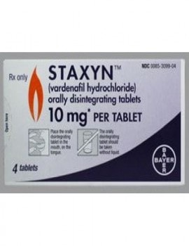 Staxyn – Fast Dissolving Erectile Dysfunction Tablet